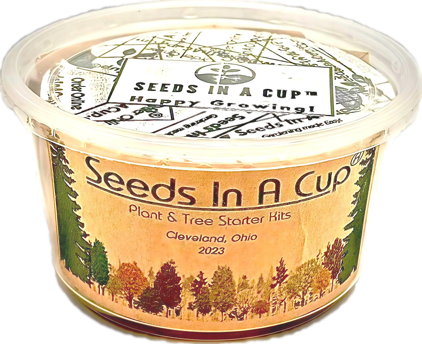Garden in A Box by Seeds In A Cup® - Choose 10 Vegetable & Herb Kits 50 plus Plant Options To Choose From.