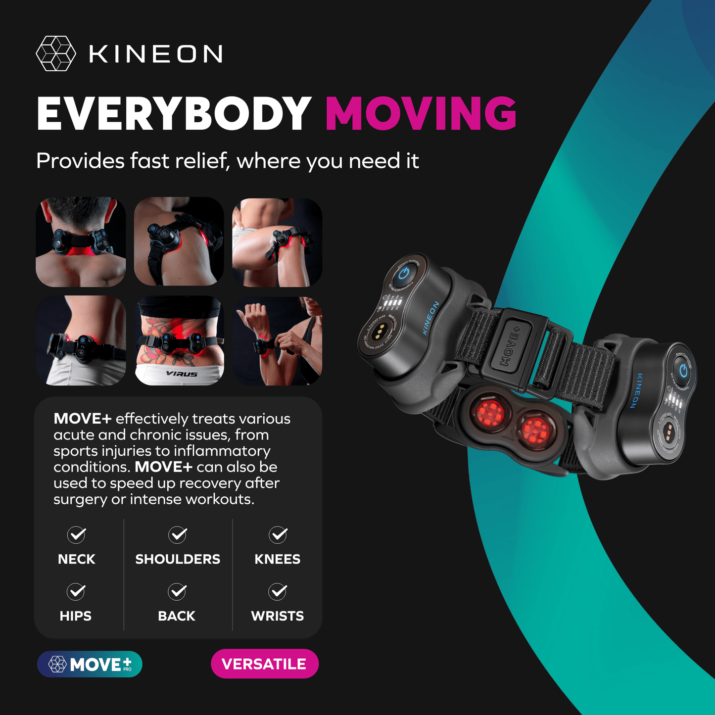 The MOVE+ Pro Laser Light Therapy